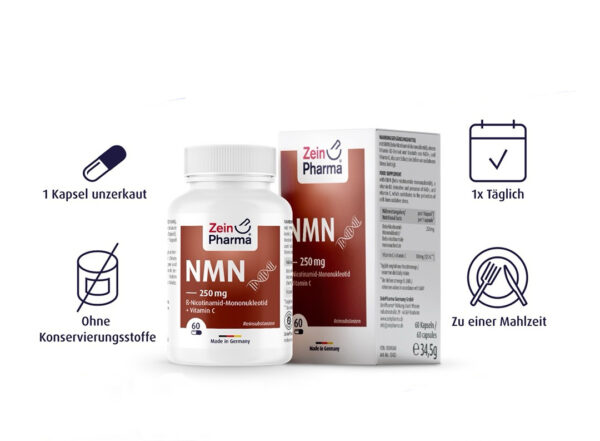 德国 ZeinPharma NMN + VC 生命基因胶囊 - 图片 5