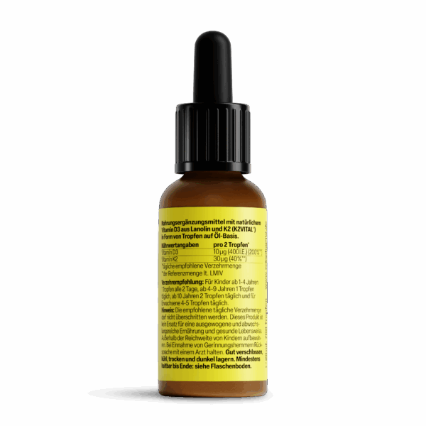 德国 ZeinPharma Vitamin D3 + K2 家庭装健骨滴剂 - 图片 3